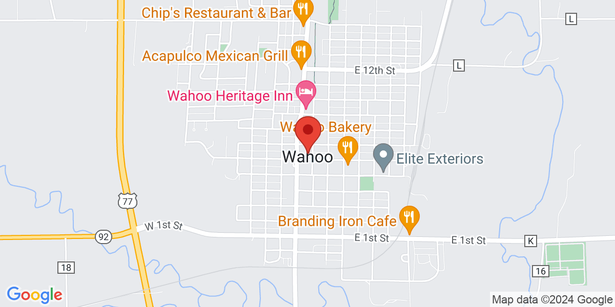 Map of Wahoo Public Library
